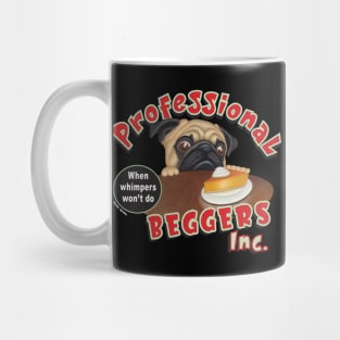 funny cute adorable Pug and a pie Mug